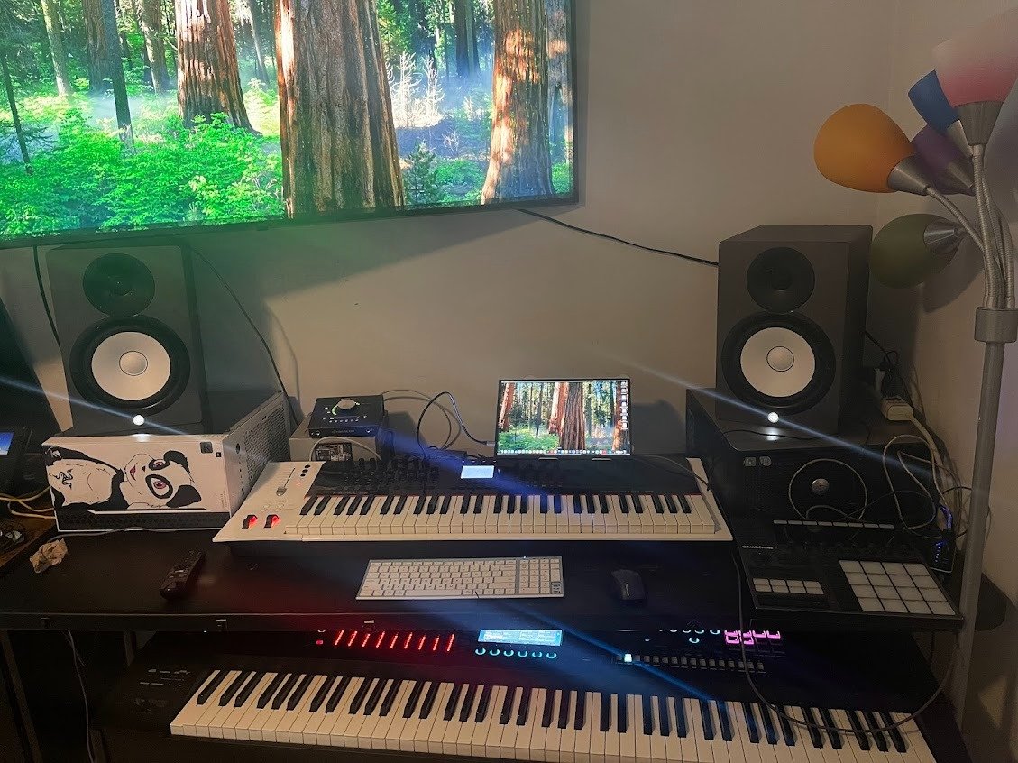 Recording and production setup