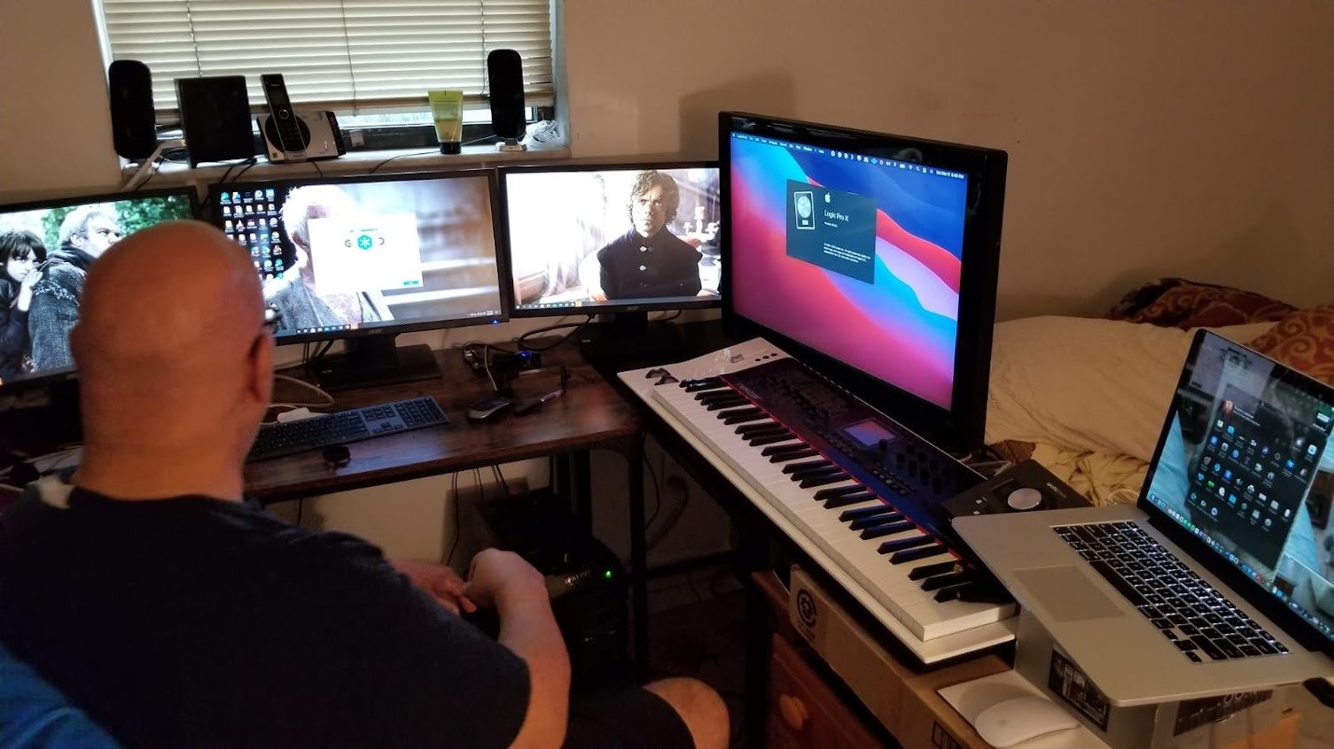Recording and production setup